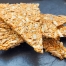 Gluten free sunflower seed raw vegan crackers without a dehydrator